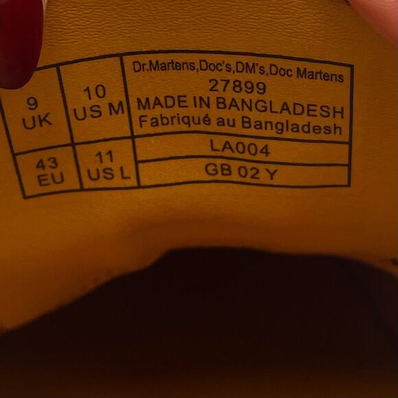 Dr. Martens Womens 1461 Bex Oxford Shoes EU 43 US 11 Dark Brown Leather NIB - Picture 12 of 12